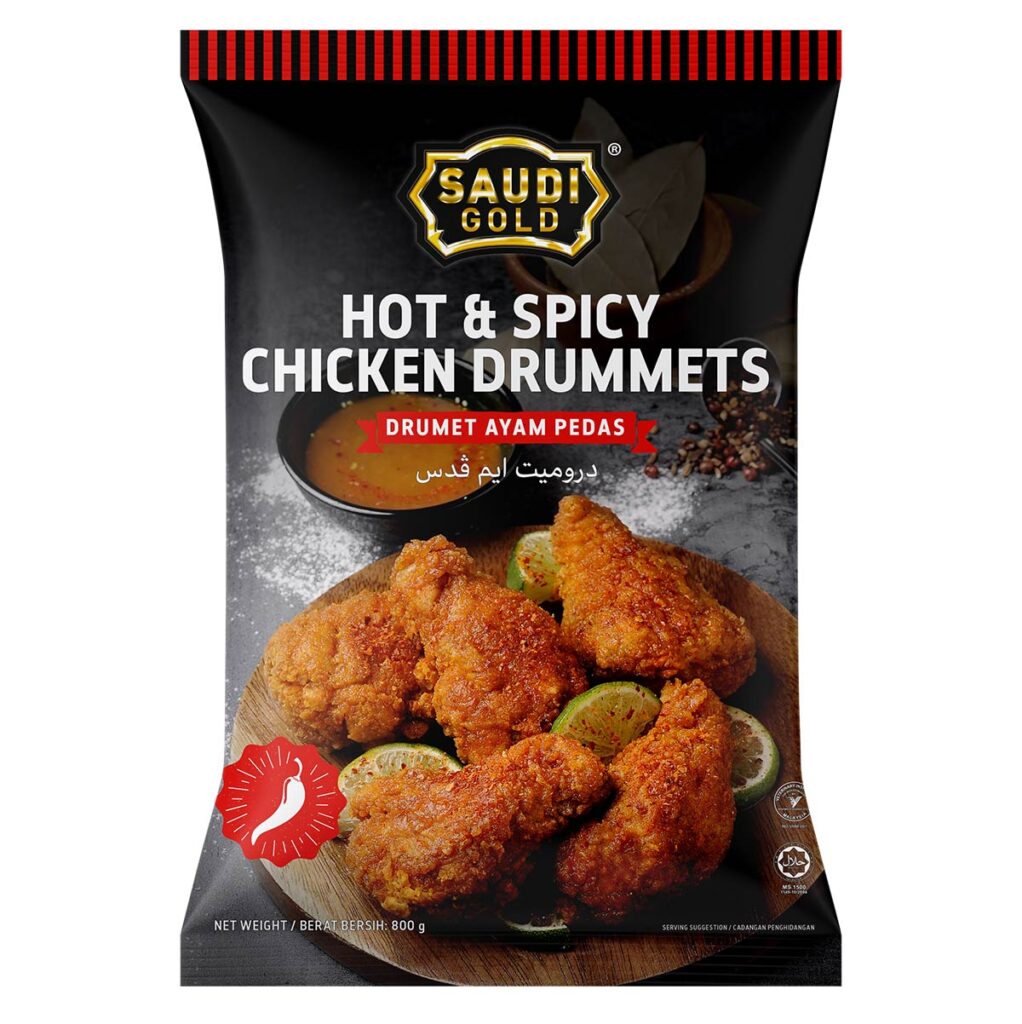 Hot & Spicy Chicken Drummets - 800g